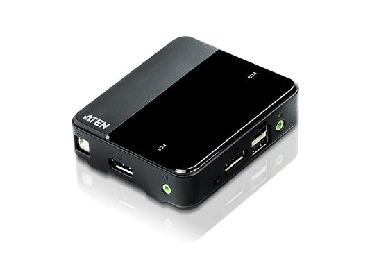ATEN 2-Port USB 4K DisplayPort 1.2 KVM Switch (KVM cables included) - ATEN