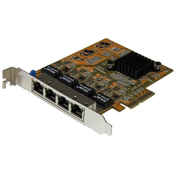 StarTech.com 4-Port PCIe Gigabit Network Adapter Card - TAA product image
