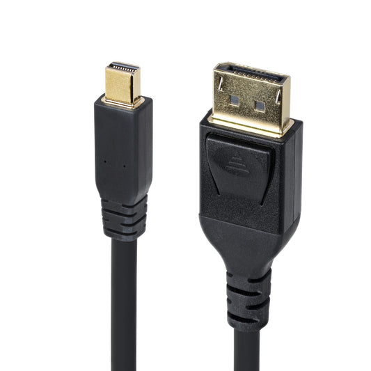 StarTech10ft (3m) Mini DisplayPort to DisplayPort 1.4 Cable - 8K 60Hz/4K 120Hz HBR3 HDR, UHD mDP to DP 1.4 Cord, Ultra HD Monitor/Video Cable