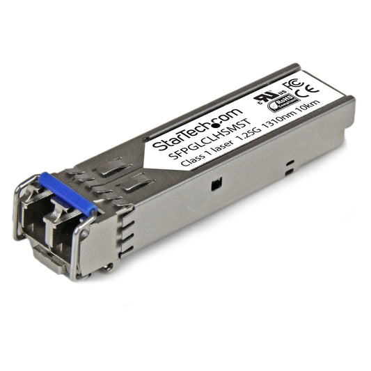 StarTech.com Cisco GLC-LH-SM Compatible SFP Module - 1000BASE-LX/LH - - 1GE Gigabit Ethernet SFP - LC 10km - 1310nm - Cisco IE3400, IE3300, IE3200 product image