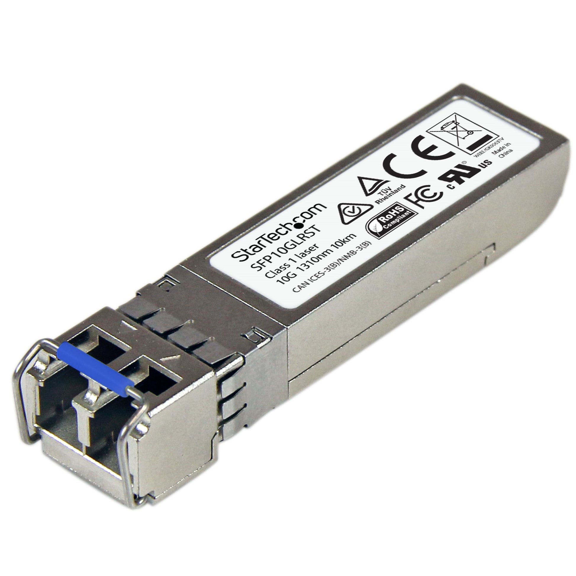 StarTech.com Cisco SFP-10G-LR Compatible SFP+ Module - 10GBASE-LR - 10GbE Single Mode Fiber SMF Optic Transceiver - 10GE Gigabit Ethernet SFP+ - LC 10km - 1310nm - DDM Cisco Firepower, ASR9… product image