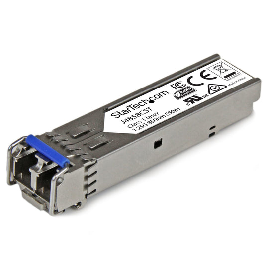 StarTech.com HPE J4858C Compatible SFP Module - 1000BASE-SX - 1GbE Multi Mode Fiber Optic Transceiver - 1GE Gigabit Ethernet SFP - LC 550m - 850nm - DDM HPE 1400, 1700, 1820 product image