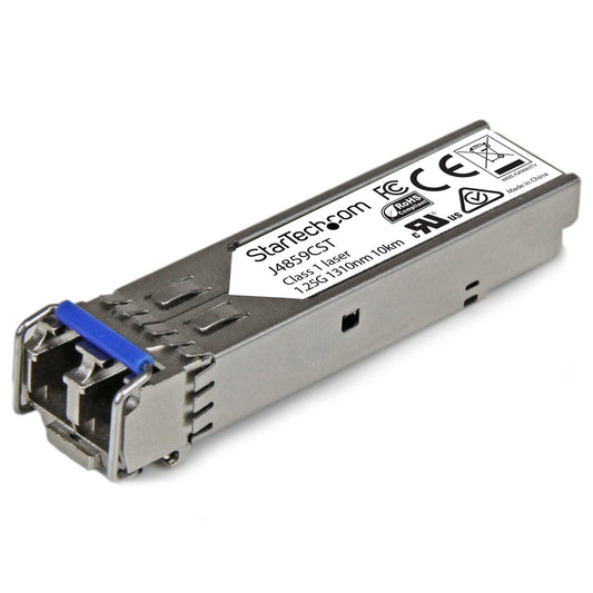 StarTech.com HPE J4859C Compatible SFP Module - 1000BASE-LX - 1GbE Single Mode /Multi Mode Fiber Optic Transceiver - 1GE Gigabit Ethernet SFP - LC 10km - 1310nm - DDM HPE 1400, 1700, 1820 product image
