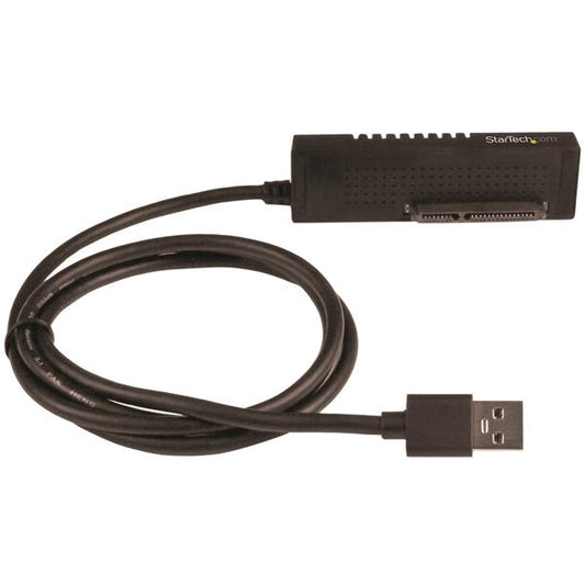 StarTech.com SATA to USB Cable, USB 10Gbps to 2.5in and 3.5in SATA I II III Hard Drive Adapter, External Converter for SSD or HDD Data Transfer product image