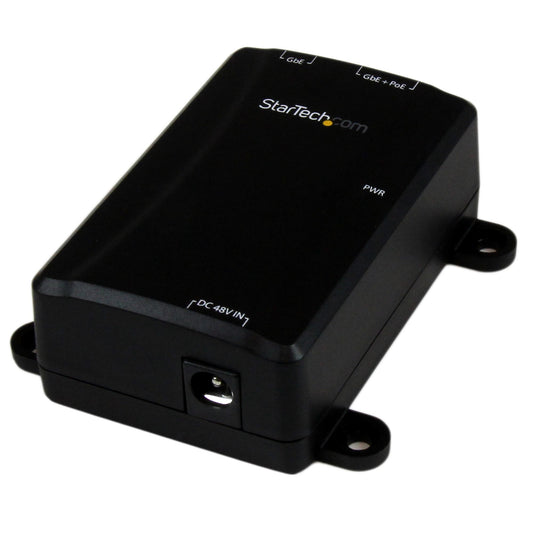 StarTech 1-Port Gigabit Midspan - PoE+ Injector - 802.3at and 802.3af