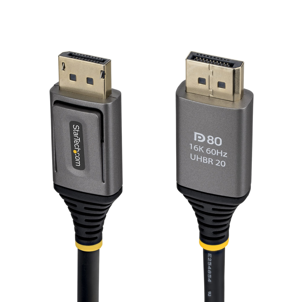StarTech.com 2m DisplayPort 2.1 Cable, VESA Certified DP80 DisplayPort Cable, Uncompressed 10K/8K 60Hz, 16K 60Hz/8K 240Hz w/DSC 1.2a, DP 2.1 Monitor Cord - StarTech.com
