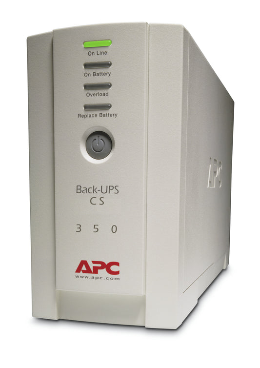 APC Back-UPS, 350VA/210W, Tower, 230V, 4x IEC C13 Outlets , User Replaceable Battery product image