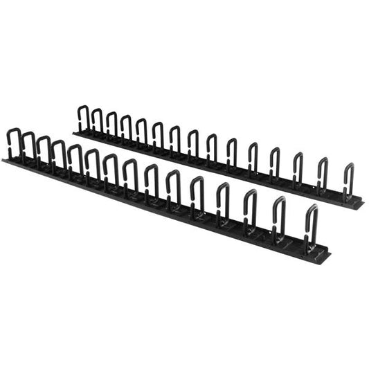 StarTech.com 2-Pack 20U Vertical Server Rack Cable Management with D-Ring Hooks, 40U Network Rack Cord Manager Panels, 2x 3ft (91cm) Wire Organizers product image