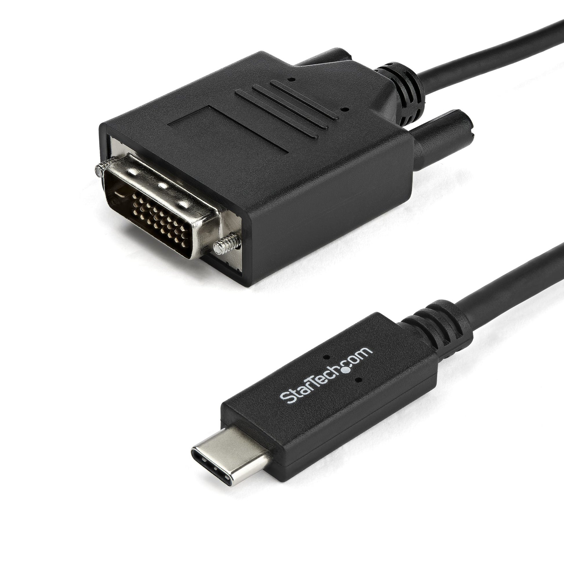 StarTech.com 3.3 ft (1m) USB-C to DVI Cable - 1920 x 1200 - Black product image