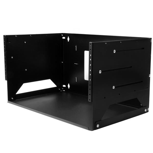 StarTech.com 2-Post 4U Open Frame Wall Mount Network Rack with Built-in Shelf, Wall Mount Data Rack with Adjustable Depth for AV / Computer / IT Equipment, Small Wall-Mount Server Rack - TA… product image