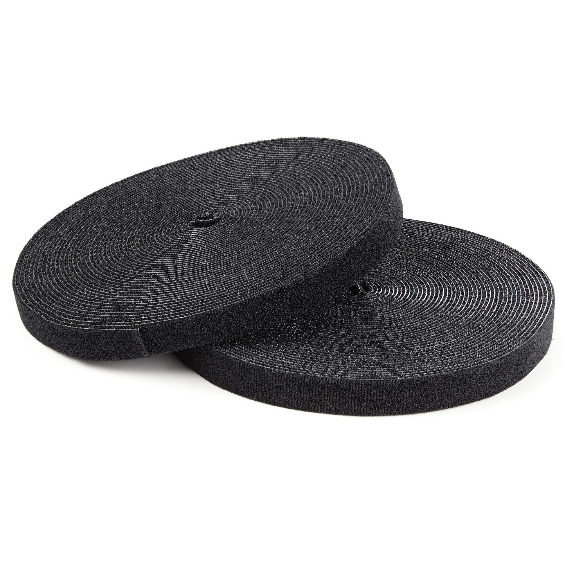 StarTech.com 25ft (7.6m) Hook and Loop Roll, Black, Cut-to-Size Reusable Cable Ties, Bulk Industrial Wire Fastener Tape, Adjustable Fabric Wraps, Reusable Self Gripping Cable Management Str… product image