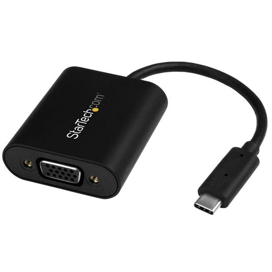 StarTech.com USB-C to VGA Adapter - with Presentation Mode Switch - 1920x1200 product image