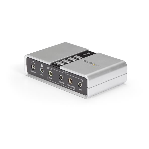 StarTech.com 7.1 USB Audio Adapter External Sound Card with SPDIF Digital Audio product image