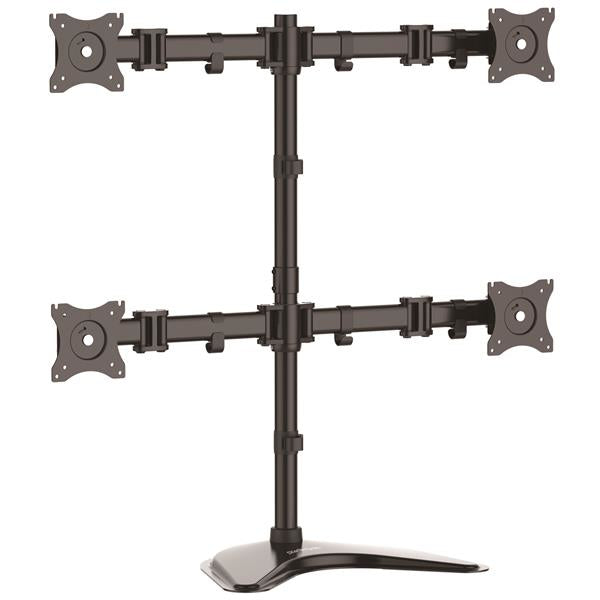 StarTech.com Quad-Monitor Desktop Stand - Articulating - For up to 27" (17.6lb/8kg) Displays product image