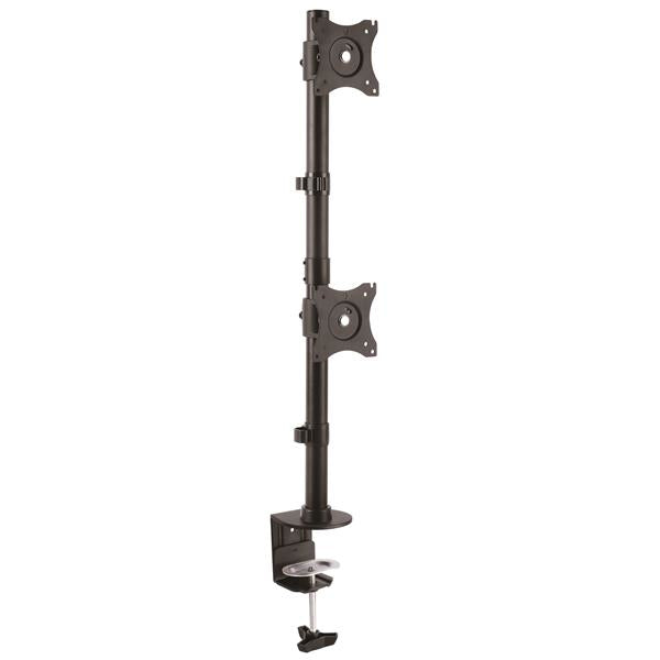 StarTech.com Desk-Mount Dual Monitor Mount, Vertical, Steel - For up to two 27" or 34" Ultrawide (22lb/10kg) VESA Mount Displays product image