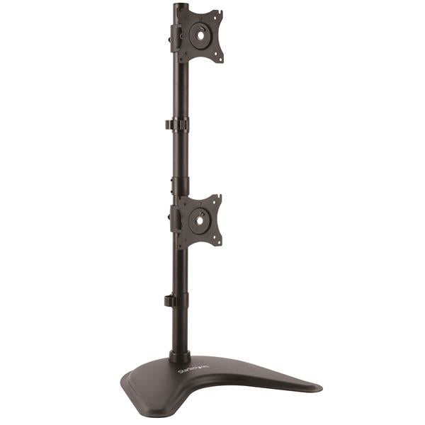 StarTech.com Dual-Monitor Stand, Vertical - For up to two 27" or 34" Ultrawide (22lb/10kg) VESA Mount Displays product image