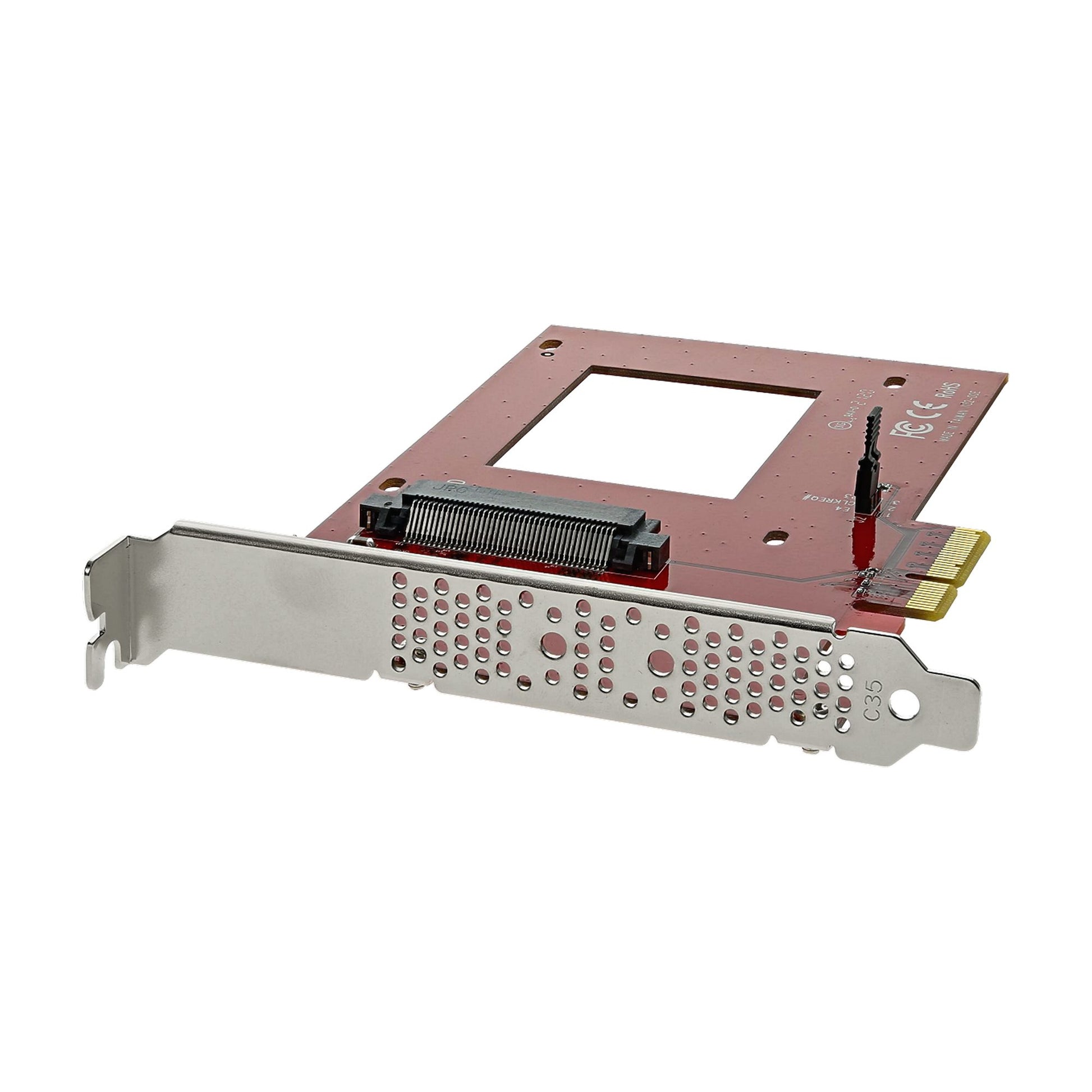 StarTech.com U.2 to PCIe Adapter for 2.5" U.2 NVMe SSD - SFF-8639 - x4 PCI Express 4.0 - TAA product image