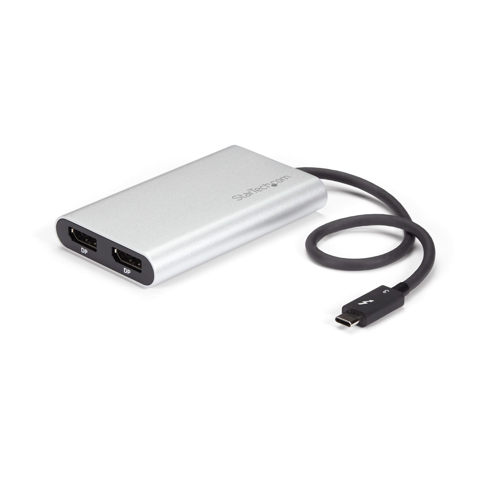StarTech.com Thunderbolt 3 to Dual DisplayPort Adapter 4K 60Hz - Thunderbolt 3 Certified - Dual Monitor DisplayPort 1.2 Video Converter - Mac & Windows Compatible - Dual 4K DisplayPort product image