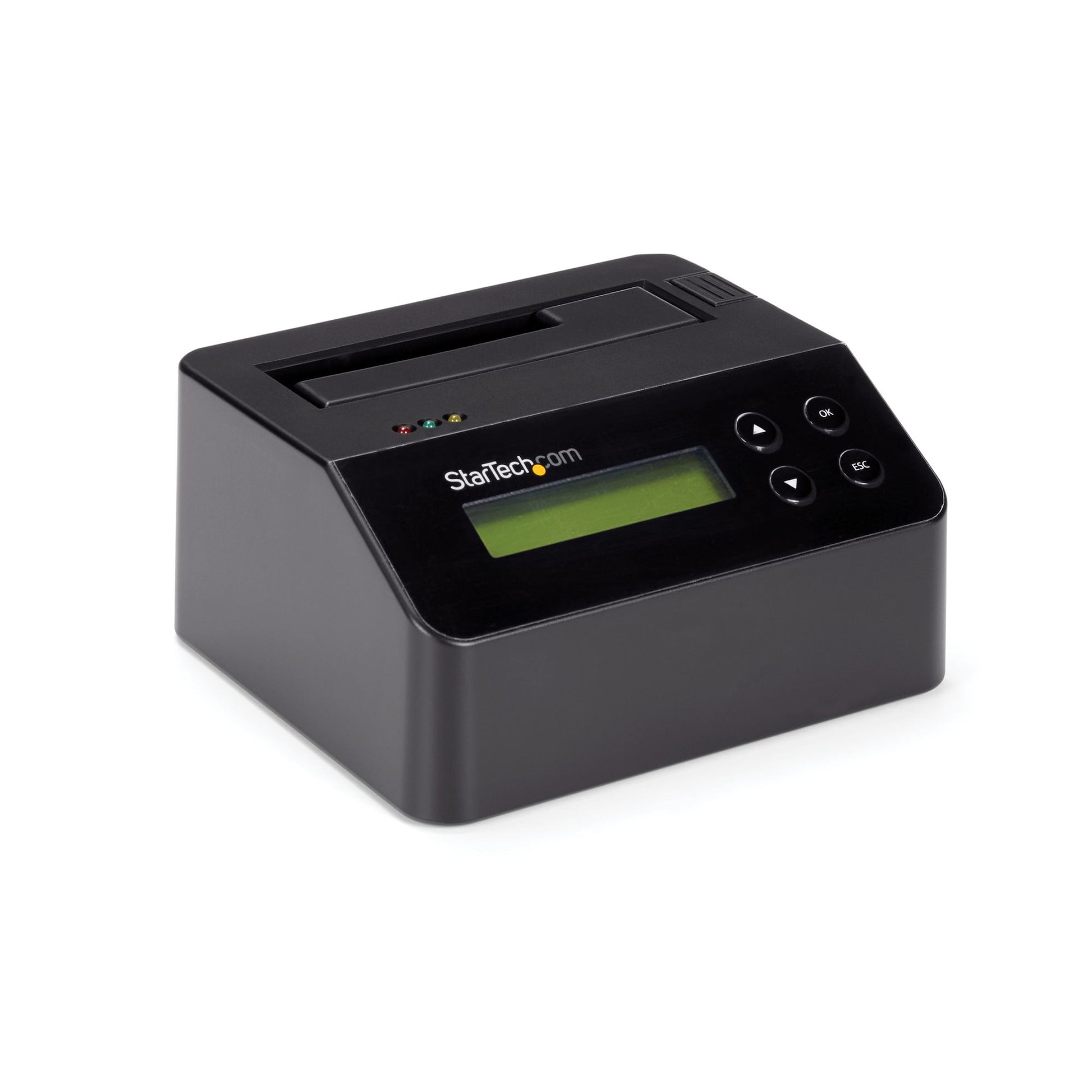 StarTech.com Single Bay Hard Drive Eraser, Standalone HDD/SSD Sanitizer, 4Kn, USB 3.0 to SATA III (6 Gbps), 9 Erase Modes, LCD Display, Secure Erase Hard Disk Sanitizer Dock, DB-9 Printer P… product image