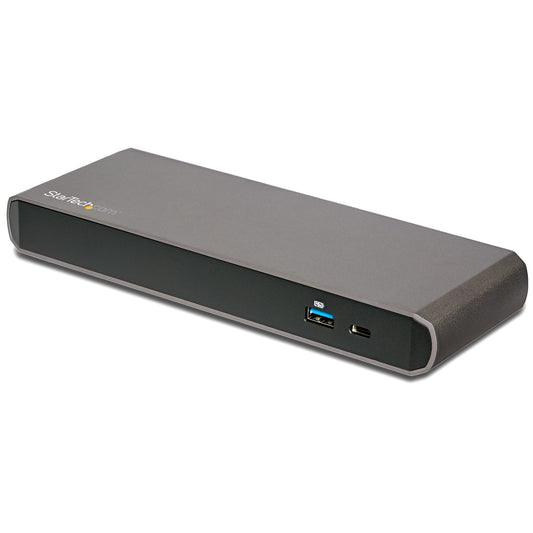 StarTech.com Thunderbolt 3 Dock, Dual Monitor 4K 60Hz TB3 Laptop Docking Station, DisplayPort, 85W PD, 3x USB, GbE -...