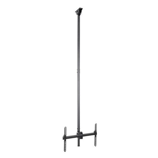 StarTech TV Ceiling Mount - Full-Motion Universal Hanging Single Screen Mount with Adjustable Telescopic Long Pole - Tilt / Swivel - VESA Bracket for 32‚Äù-75" Displays