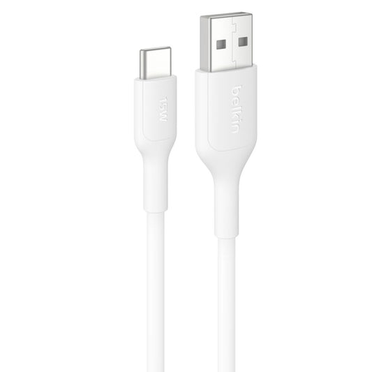 Belkin BoostCharge USB-A to USB-C Cable 15W 2M (CAB021FQ2MWH)