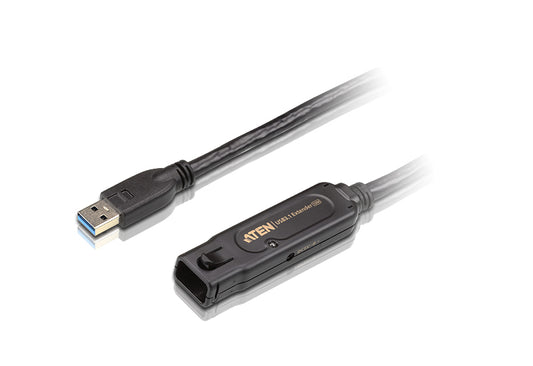 ATEN UE3310-AT-U USB cable USB 3.2 Gen 1 (3.1 Gen 1) 10 m USB A 5 Gbit/s Black - ATEN