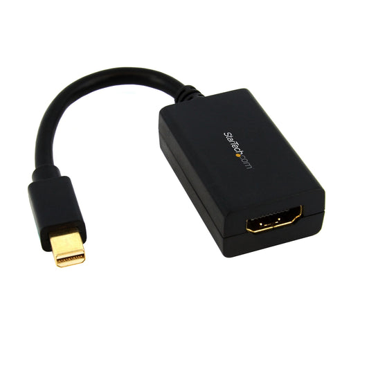 StarTech.com Mini DisplayPort to HDMI Adapter - mDP to HDMI Video Converter - 1080p - Mini DP or Thunderbolt 1/2 Mac/PC to HDMI Monitor/Display/TV - Passive mDP 1.2 to HDMI Adapter Dongle -… product image