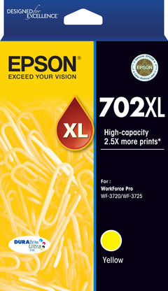 Epson 702XL ink cartridge 1 pc(s) High (XL) Yield Yellow product image