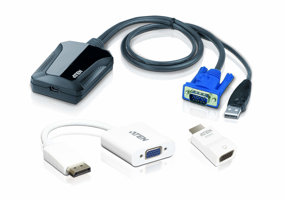 ATEN CV211CP-AT KVM switch Black - ATEN