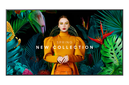 Samsung LH50QMCEPGCXXY Signage Display Digital signage flat panel 127 cm (50") LED Wi-Fi 500 cd/m2 4K Ultra HD Black Tizen 24/7 product image