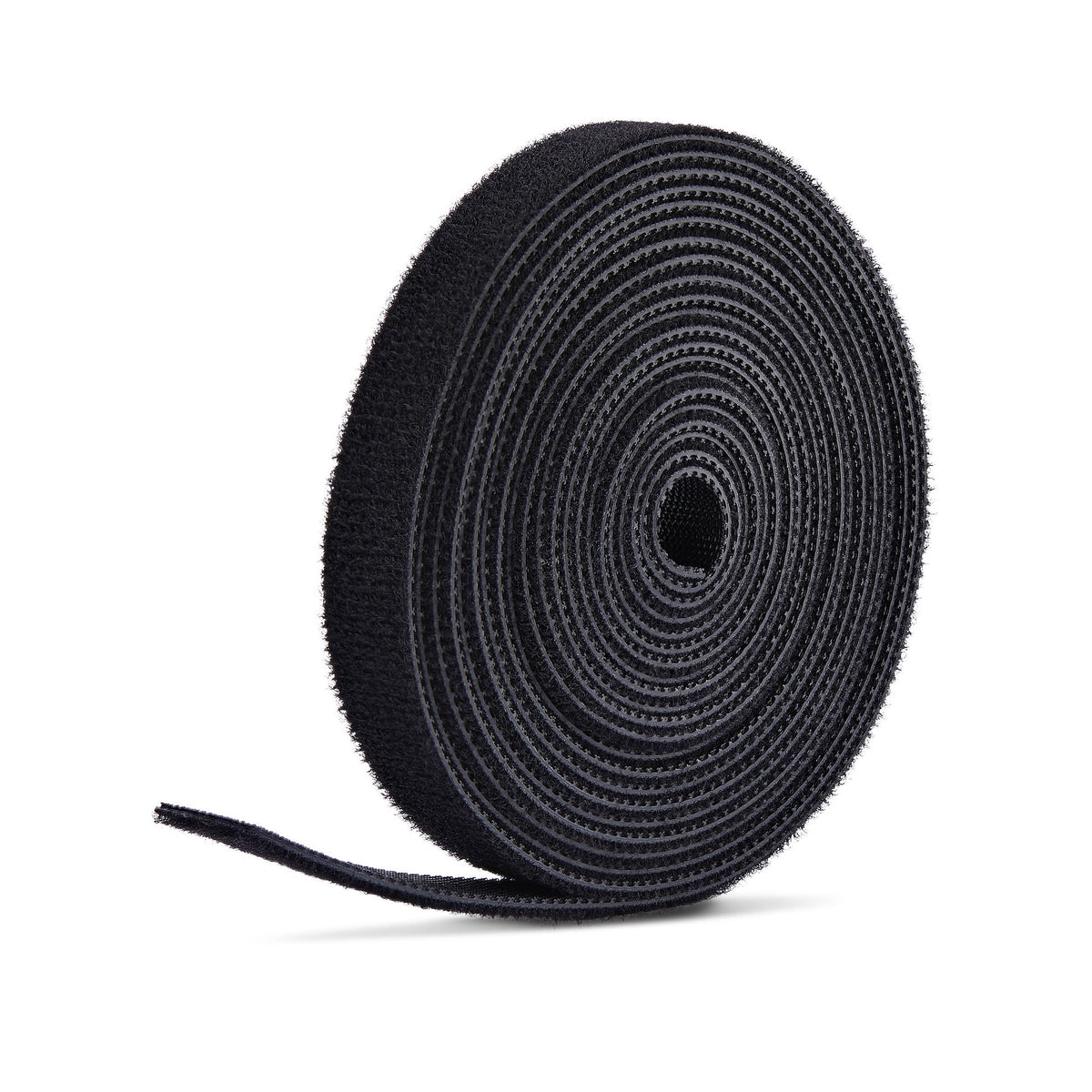StarTech.com 75ft (22.8m) Hook and Loop Roll, 0.5in Wide, Black, Cut-to-Size Reusable Cable Ties, Fastener Tape, Adjustable Fabric Wraps, Bulk Roll - StarTech.com