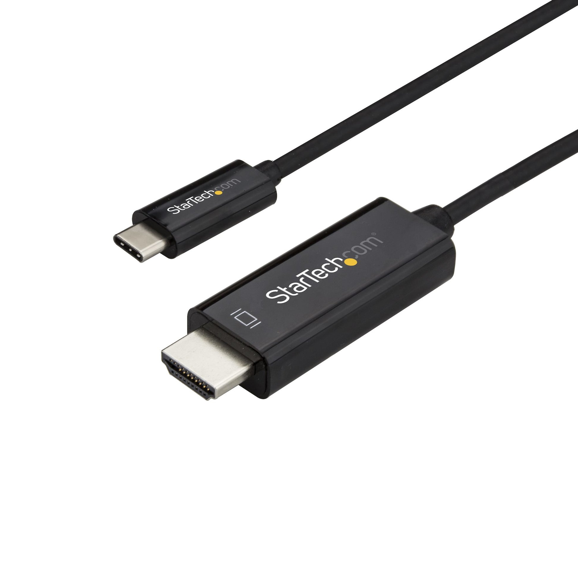 StarTech.com 10ft (3m) USB C to HDMI Cable - 4K 60Hz USB Type C to HDMI 2.0 Video Adapter Cable - Thunderbolt Compatible - Laptop to HDMI Monitor/Display - DP 1.2 Alt Mode HBR2 - Black product image