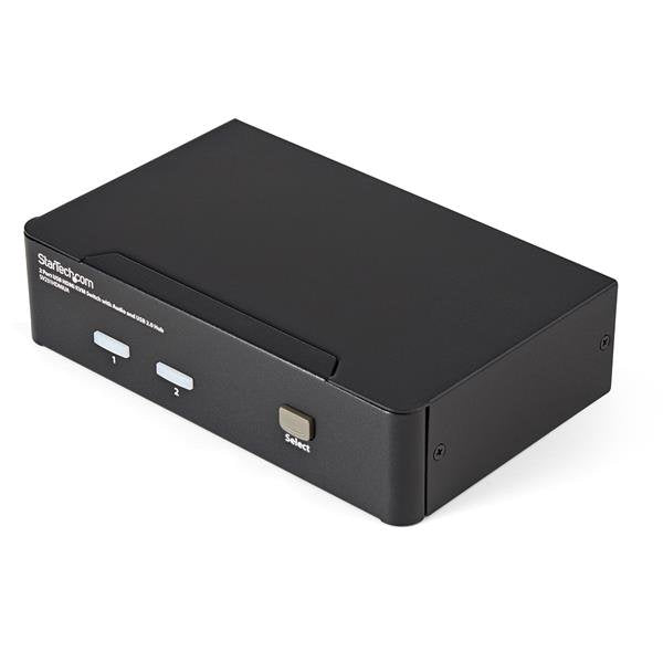 StarTech.com 2 Port USB HDMI KVM Switch with Audio and USB 2.0 Hub - TAA product image