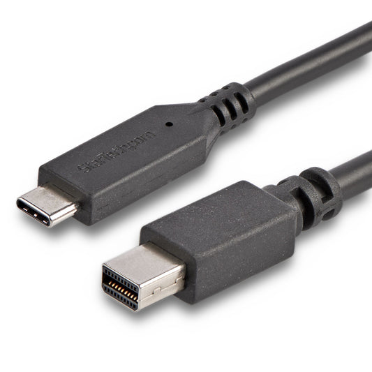 StarTech.com 6ft (1.8m) USB-C to Mini DisplayPort Cable - 4K 60Hz - Black product image