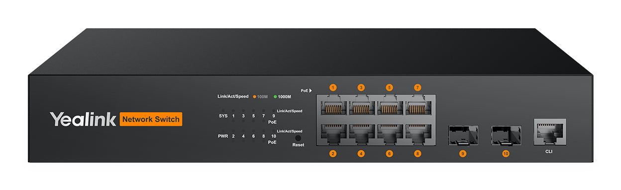 Yealink RCH80 Managed L2+ Power over Ethernet (PoE) Black product image