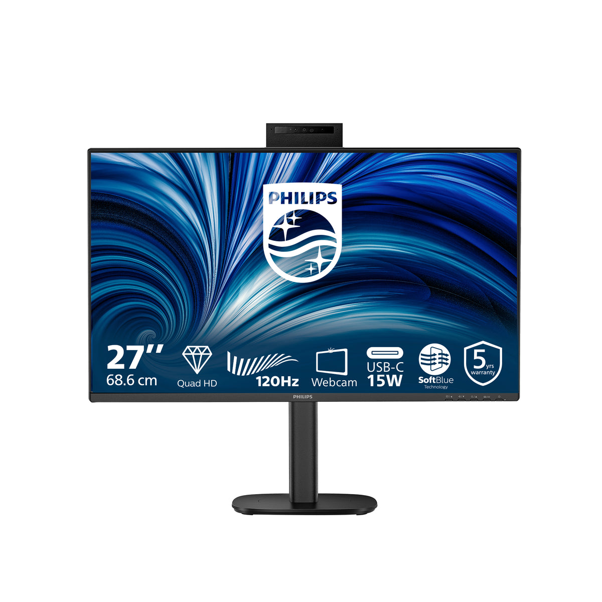 Philips 27B2N3500JH/75 computer monitor 68.6 cm (27") 2560 x 1440 pixels Quad HD LCD Black - Philips