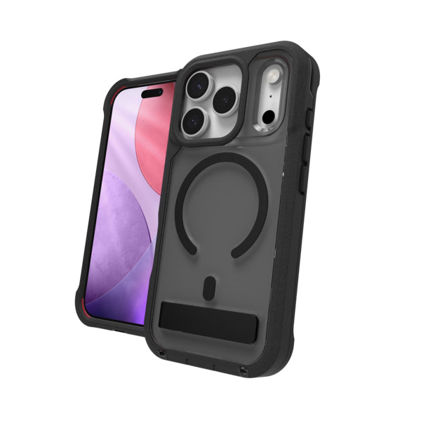 ZAGG Rainier Snap C Ring KS for Apple iPhone 17 Pro Smoke (Black) - ZAGG