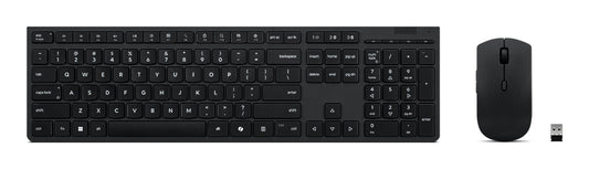 Lenovo 4X31R64316 keyboard Mouse included Office RF Wireless + Bluetooth QWERTY US English Grey product image