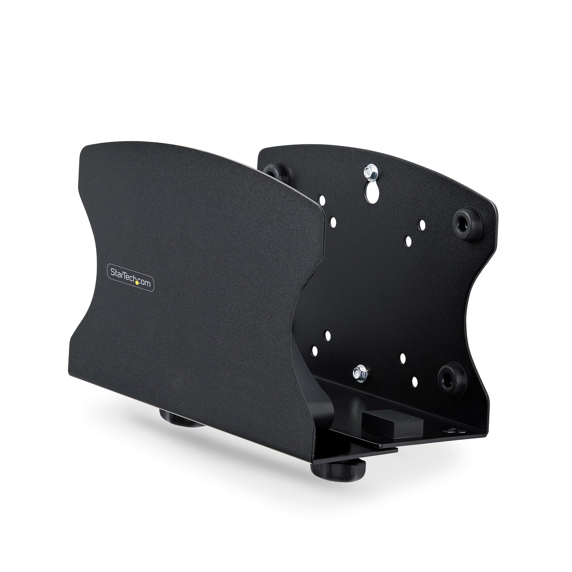 StarTech.com PC Wall Mount Bracket, Supports Desktop Computers Up To 40lb (18kg), Tool-Less Adjustments 1.9-7.8in (50-200mm), Heavy-Duty Wall Mount Shelf/Holder for PC Case/Tower - TAA product image