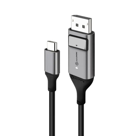ALOGIC 1M ULTRA USB-C TO DP CABLE - 4K S.GREY (ULCDP01-SGR)