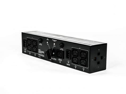 Vertiv Liebert MP2-210K power distribution unit (PDU) 4 AC outlet(s) 2U Black product image