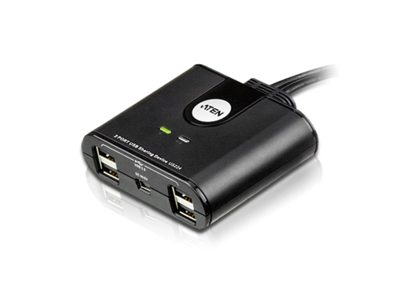 ATEN 2-Port USB 2.0 Peripheral Sharing Device - ATEN