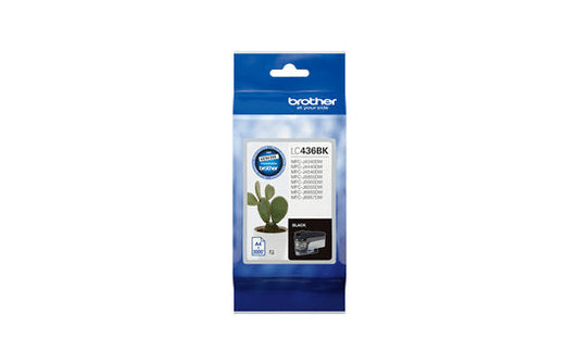 Brother LC436BK ink cartridge 1 pc(s) Original High (XL) Yield Black