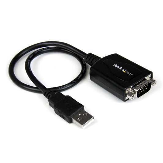StarTech.com 1 ft USB to RS232 Serial DB9 Adapter Cable with COM Retention - TAA product image