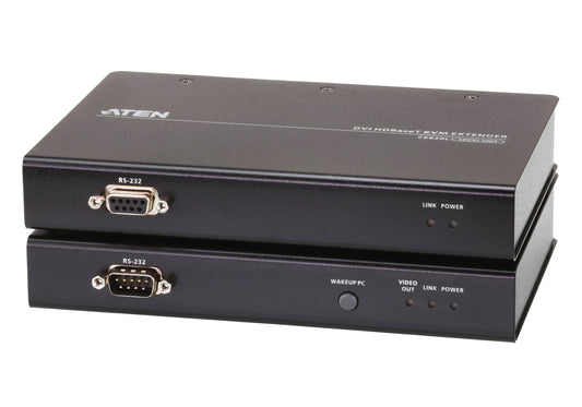 ATEN USB 2.0 DVI Single Link over 1 CAT Cable (100m) KVM Extender with Full USB2.0 support (up to 480Mbps) / HDBaseT2.0