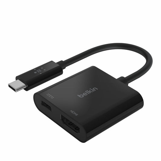 Belkin USB-C to HDMI + Charge Adapter BLK (60W (AVC002BTBK)