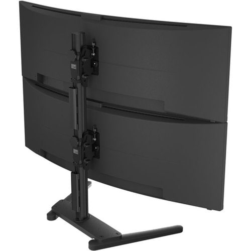 Atdec FREESTANDING HD DUAL VERT BLACK (AWMS-2-BT75-FS-B)