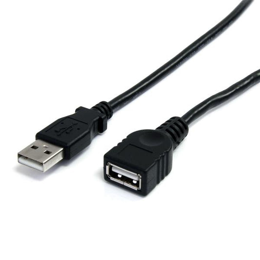 StarTech6 ft Black USB 2.0 Extension Cable A to A - M/F
