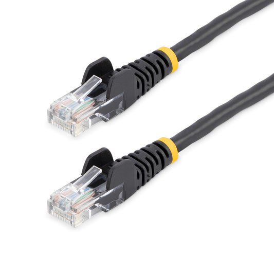 StarTechCat5e Patch Cable with Snagless RJ45 Connectors - 5 m, Black